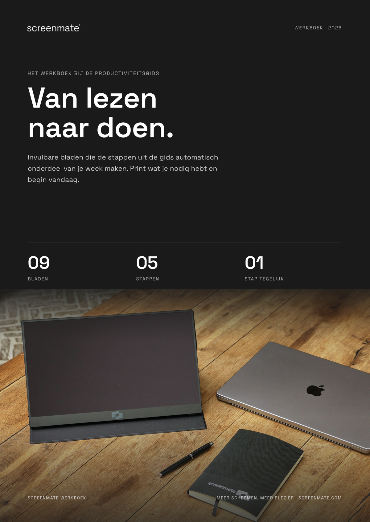 Cover van het werkboek Van lezen naar doen