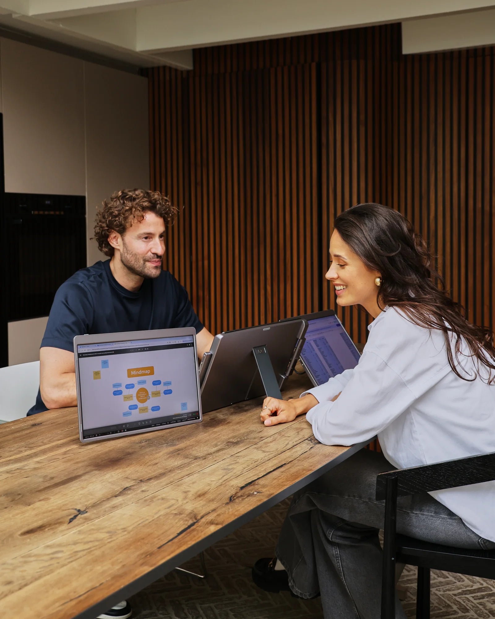 Screenmate Dual Flip — opstelling en productdetail, beeld 1